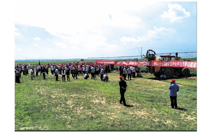 長磊農業科技開發有限公司基地(dì / de)觀摩定貨